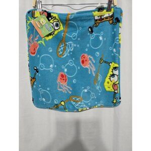 SpongeBob Fleece  Pillow Case 18X18” Vintage 2005 Viacom International